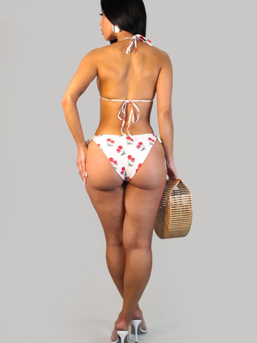 Cherry Print Bikini Set - Picture 3 of 3